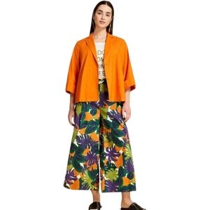 Voyage by Marina Rinaldi Purple Open Front Jacket Blazer Plus Size US 20 $455.00